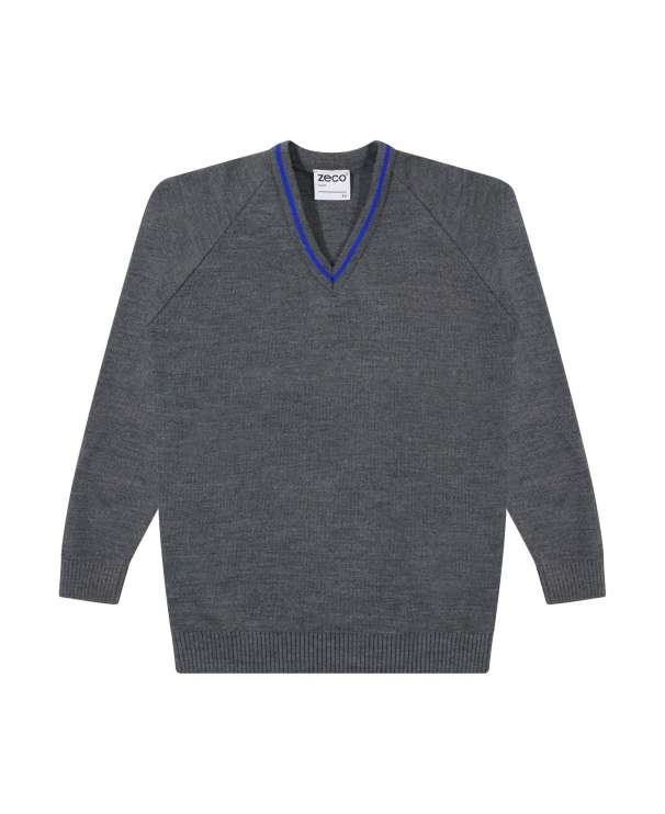 Boys Knitted V-Neck Jumper